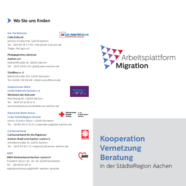 Arbeitsplattform Migration Städteregion Aachen