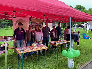Unser Stand bei der Veranstaltung Aachen zeigt Engagement
